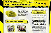 internetseite fahrschule reichenberger, karlsruhe